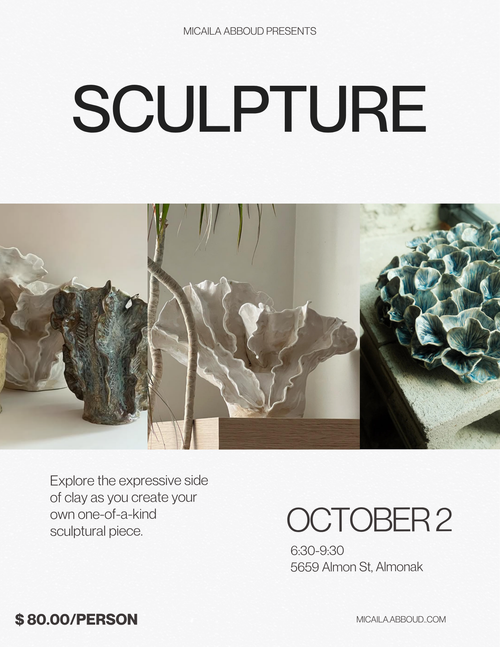 Sculpture Workshop - October 2