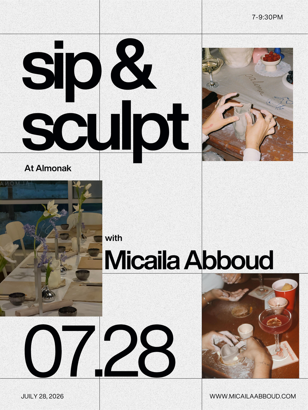 Return of Sip & Sculpt - July 28